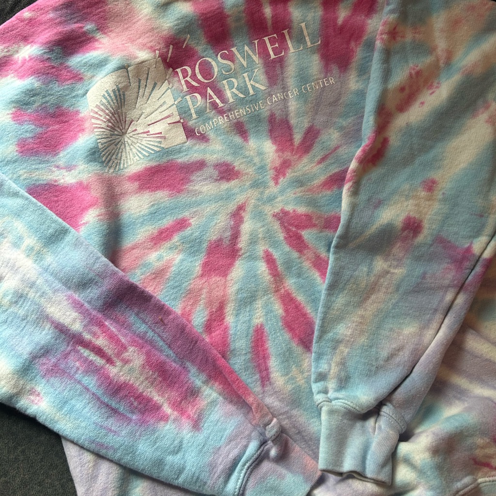 Roswell Park Cancer Center Tie Dye Sweatshirt Size Small